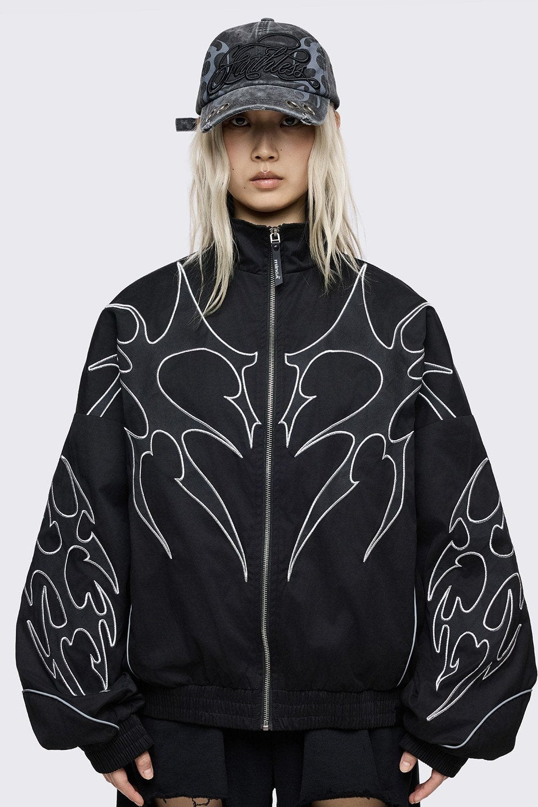 Grunge & Y2K Women's Jackets: Faux Fur, Bombers, Fleece Borgs