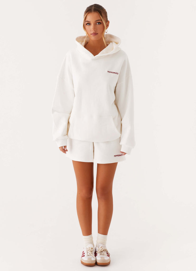 Signature Sweatshorts - Ivory – Peppermayo US