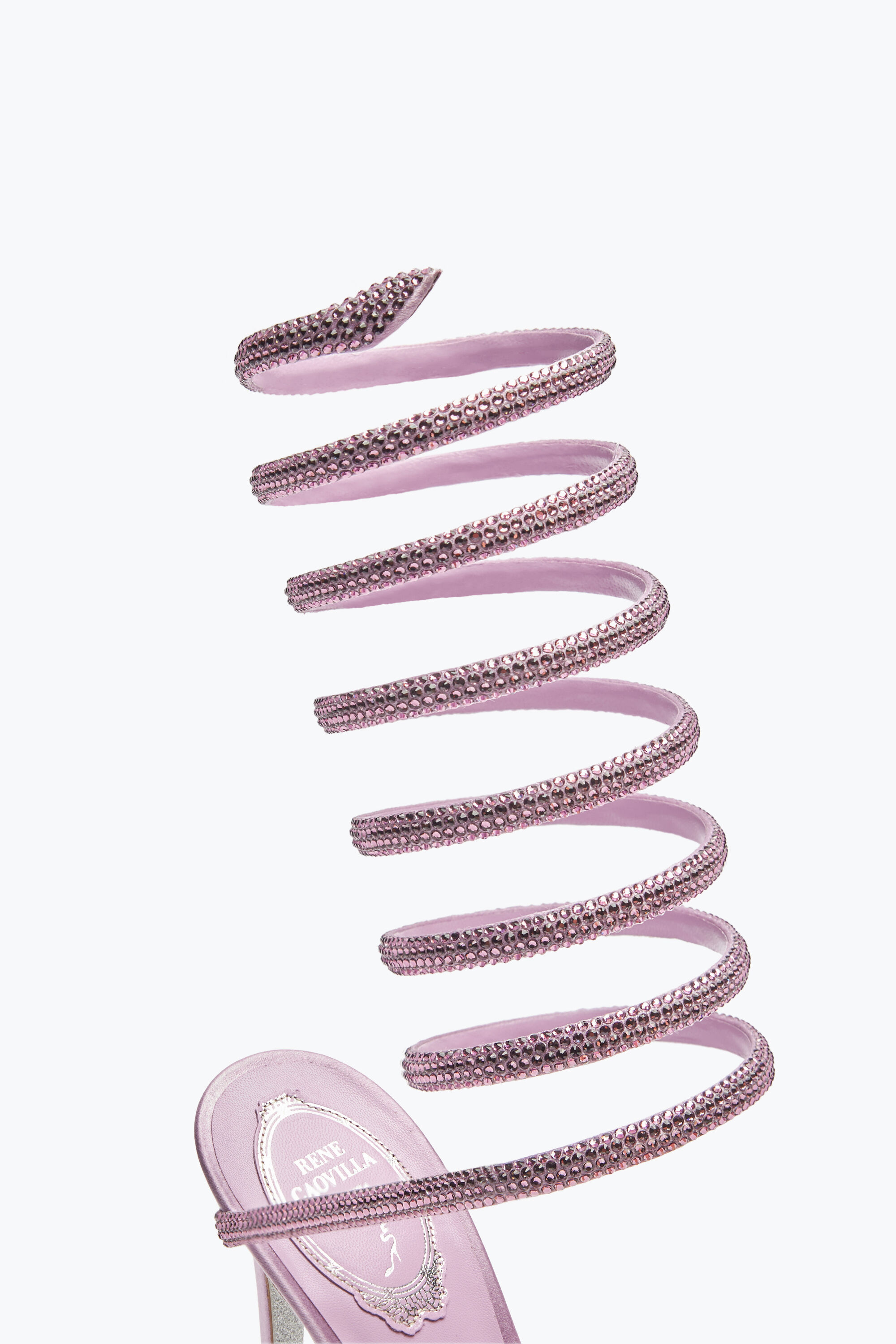 Jeweled Super Cleo Lilac Sandal 105 | Rene Caovilla®
