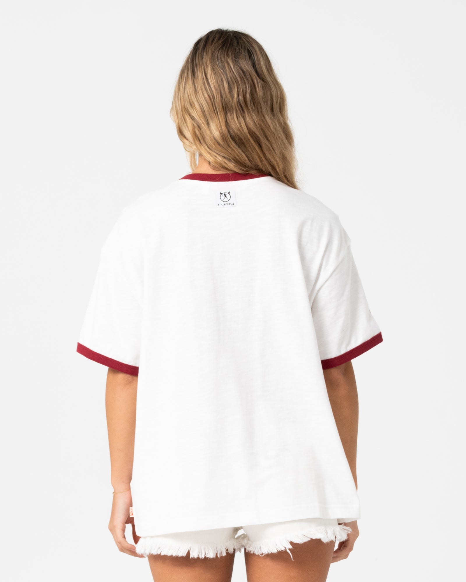 Starred Devil Oversized Tee | Rusty USA