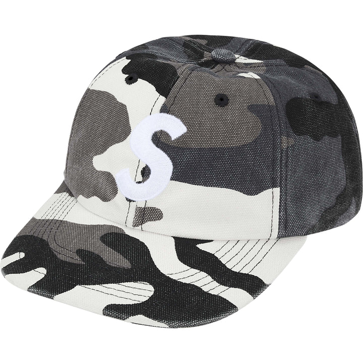 Supreme 25FW Pigment Coated Canvas S Logo 6-Panel
