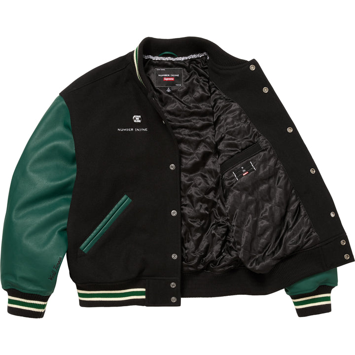 Supreme 25FW Supreme®/Number (N)ine®/Mickey Mouse Varsity Jacket