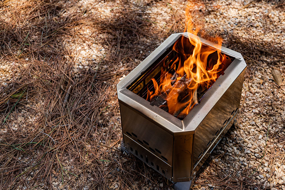 Mjölnir 焚き火台|ミョルニル|ステンレス鋼二次燃焼キャンプ薪ストーブ