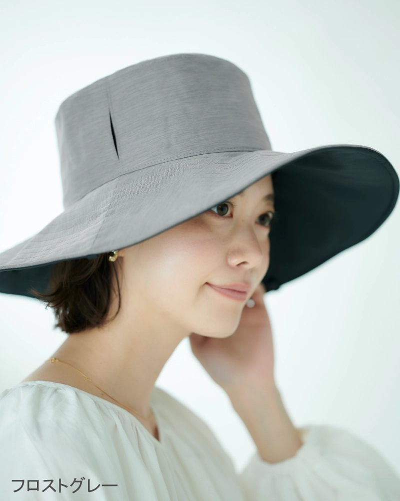 ハット11 + plus｜完全遮光帽子｜サンバリア100 | 完全遮光日傘