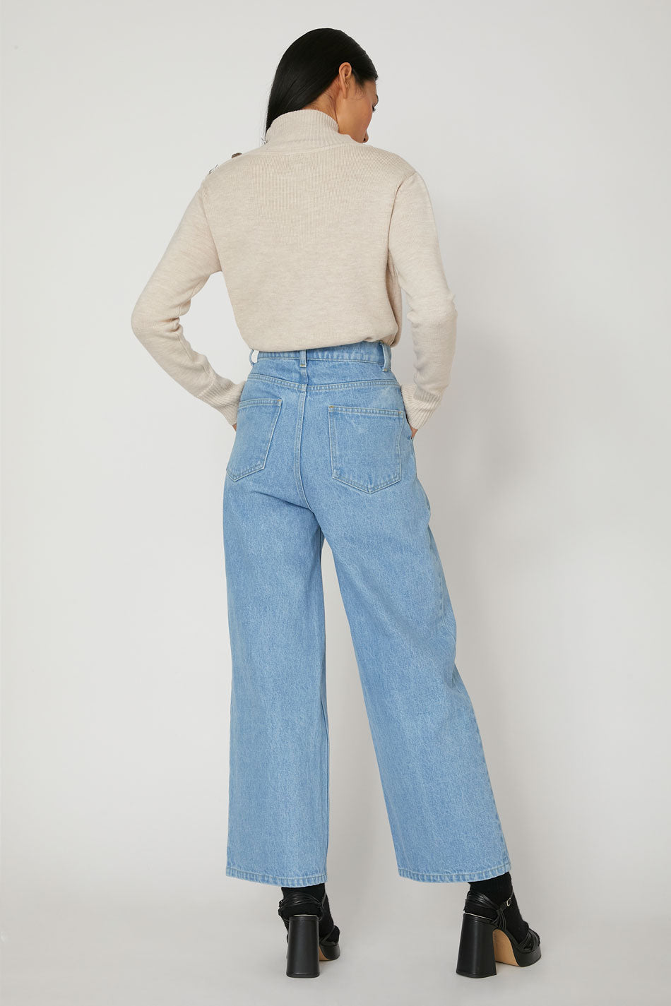 Wilden Sky Blue Denim Trousers – Valentine Gauthier