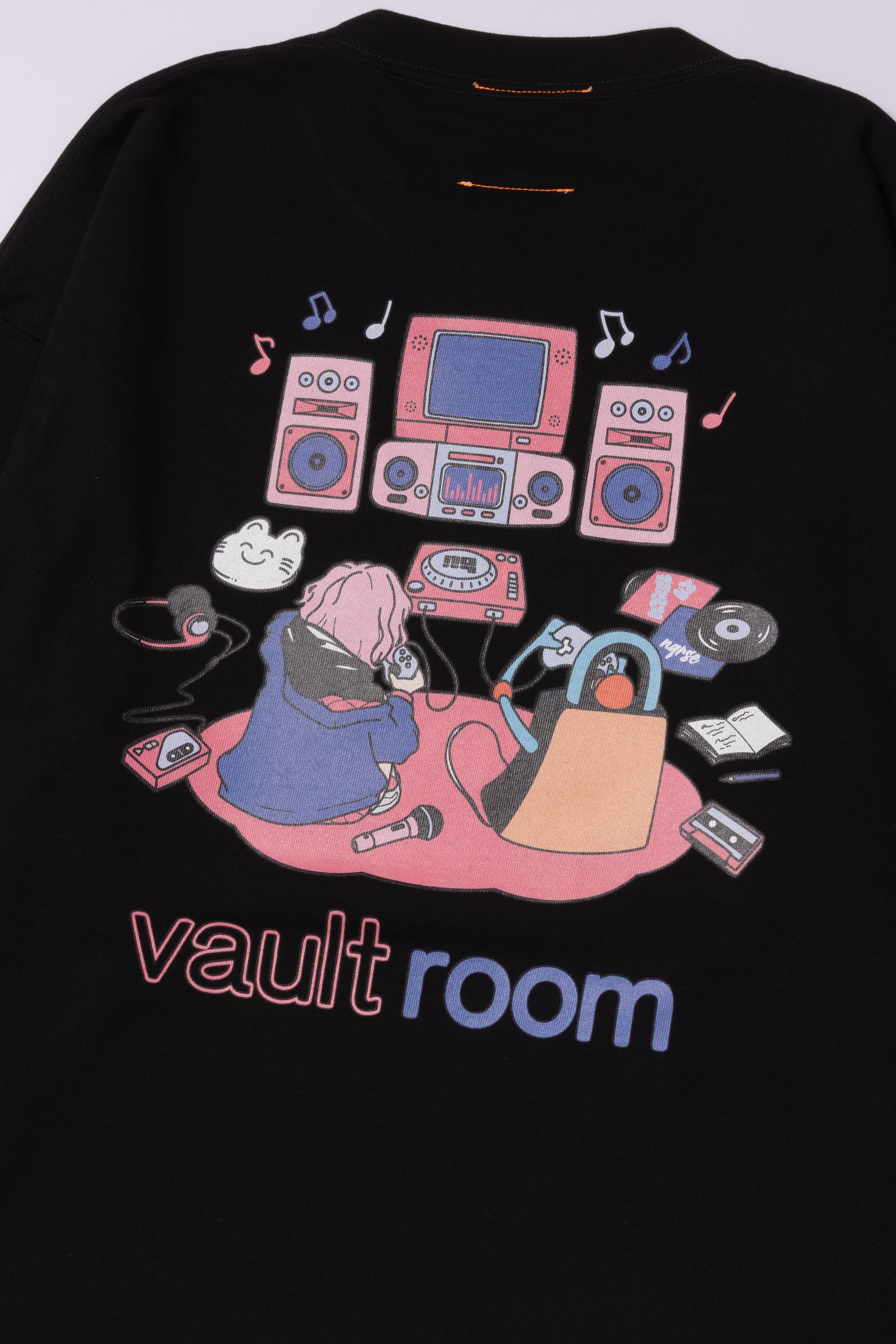 valtroom × nqrse L/S TEE / BLACK – VAULTROOM