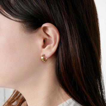 AGVA1224__YG ゴールド フープ ピアス｜ピアス｜ヴァンドーム青山