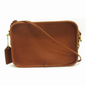 オールドコーチ ショルダーバッグ 9925 レザー 茶 ブラウン系 AA（2024