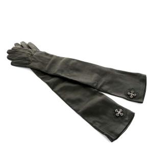 ロング グローブ 手袋 レザー 牛革 ブラック（2022/02/15買取