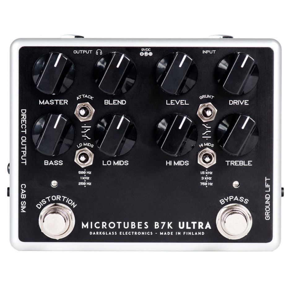Darkglass Microtubes B7K Ultra V2 Bass Preamp Pedal with Aux In