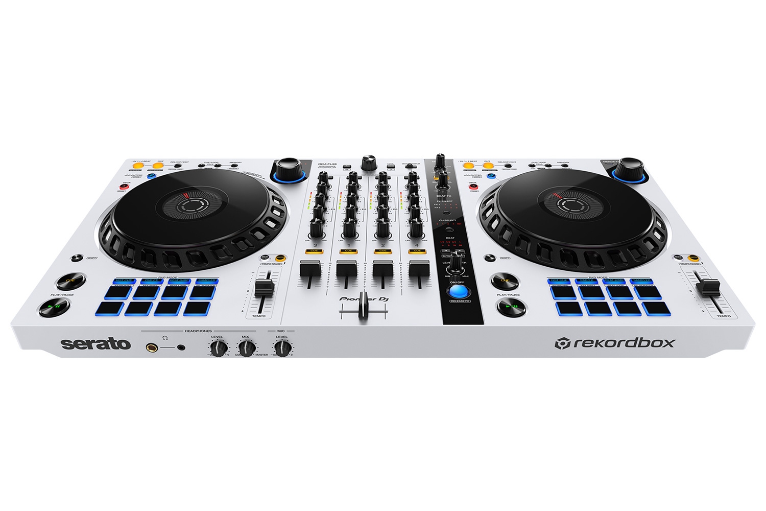 Pioneer DDJ-FLX6-W 4-Deck DJ Controller - White - Vintage King