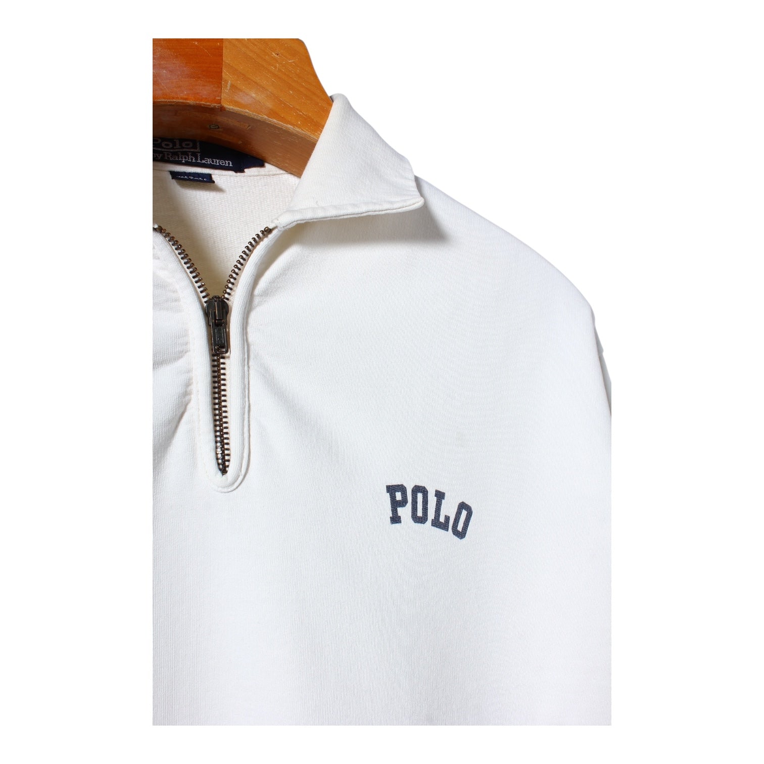 90s Polo Ralph Lauren 1/4 zip cotton Small – Vintage Sponsor