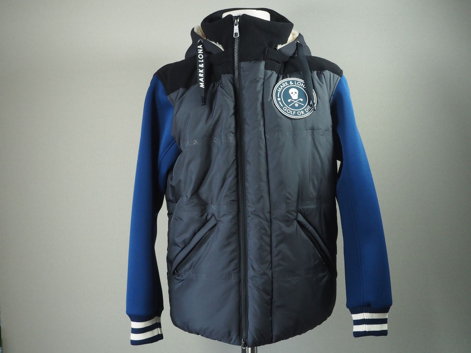 MARK&LONA - ダウンジャケット | ブルゾン | ブラック×ブルー | メンズ