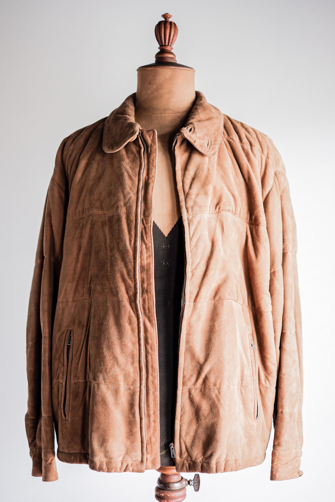 80's】Old GIORGIO ARMANI Suede Leather Jacket