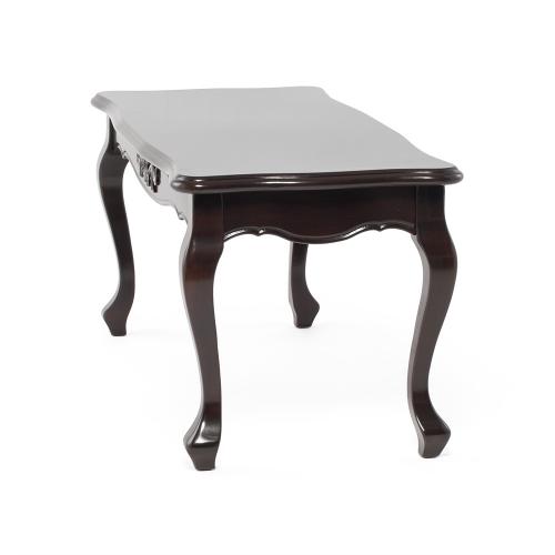 ロココ調 コーヒーテーブル ローテーブル ブラウン 木製 E2024-C-5