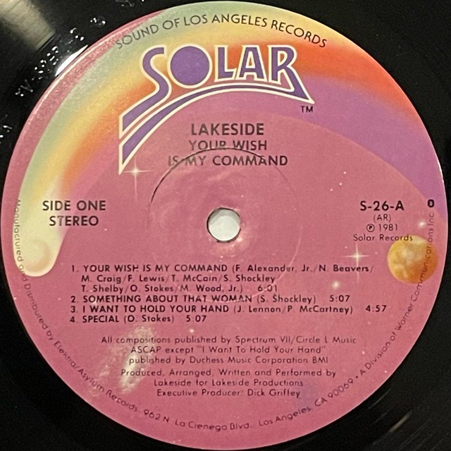 Lakeside｜Your Wish Is My Command (LP)｜レコード通販｜vivrantdiscstore