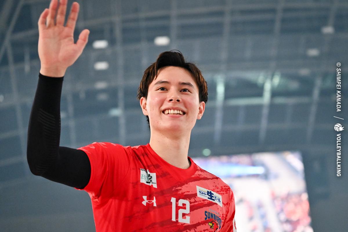 髙橋藍がサントリーと契約更新！ 「サントリーサンバーズ大阪と共に