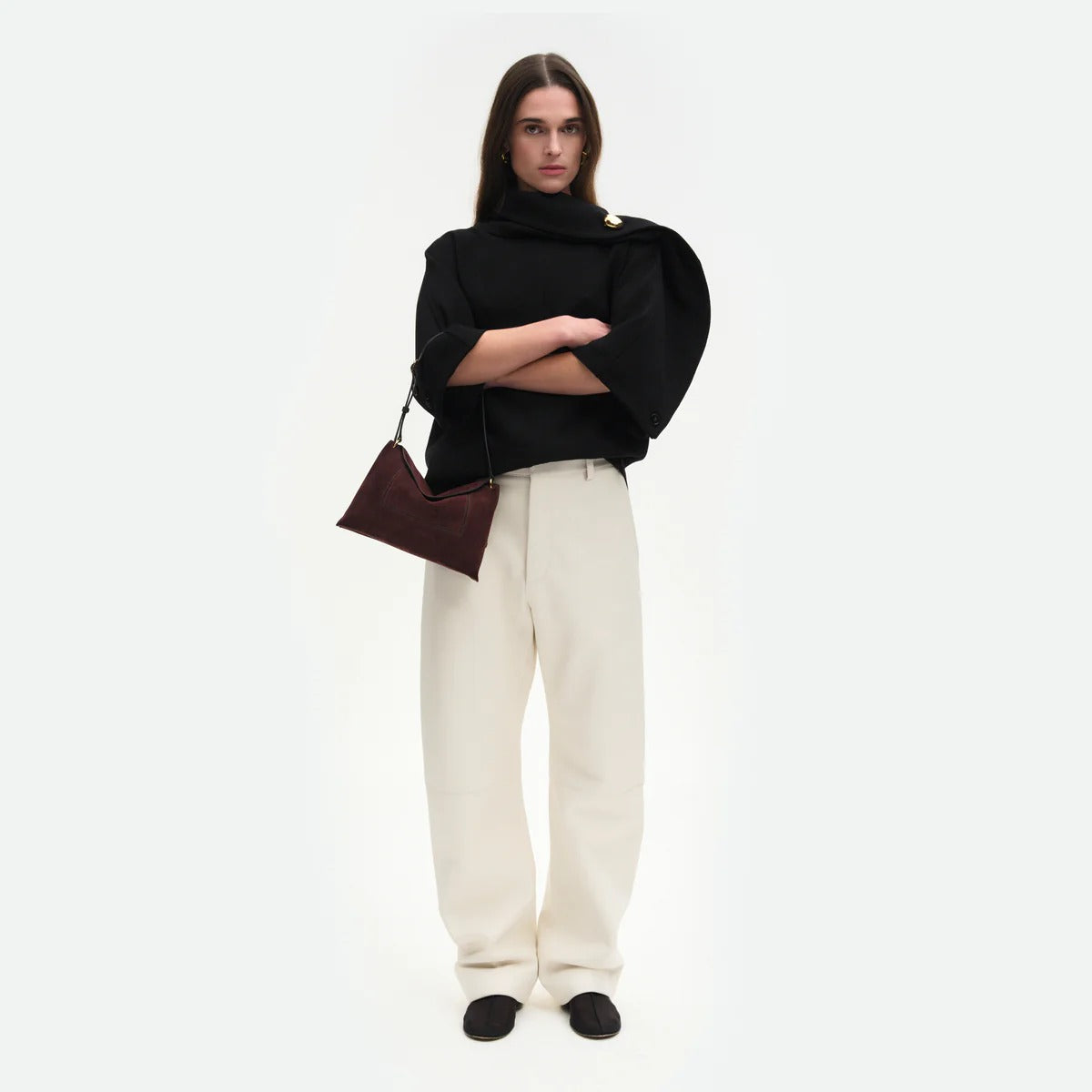 ペネロペ スラウチバッグ スエード - ACAI SUEDE | 【Wandler