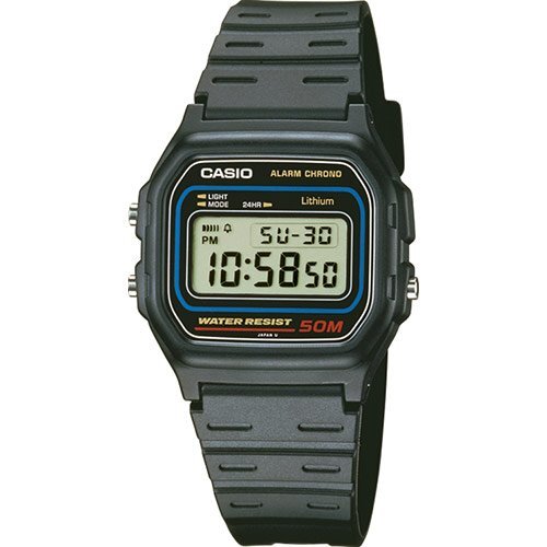 Купить Часы W-59-1VQES - Дизайн 1989 г. + WR50M | CASIO
