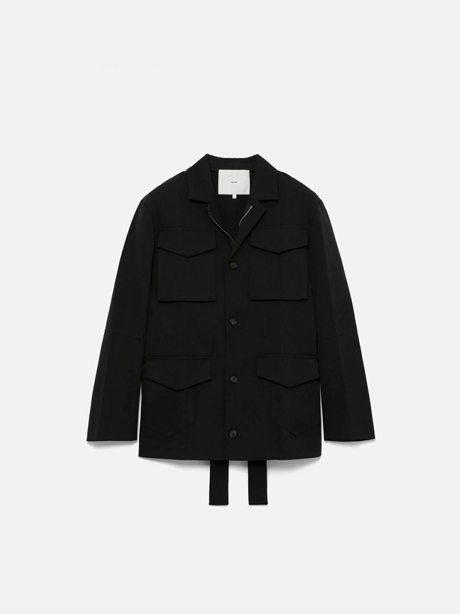 SETCHU SAFARI ORIGAMI JKT GABARDINE BLK |SETCHU | WAKO公式