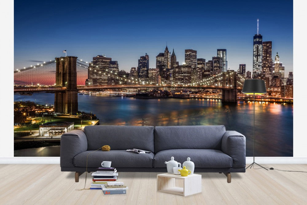 PHOTOWALL / Brooklyn Bridge and Downtown Manhattan (e40663) | 輸入