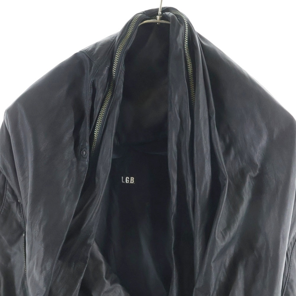 L.G.B.(ルグランブルー) BONO-14 Jacket ボノ 14 ジップレザー
