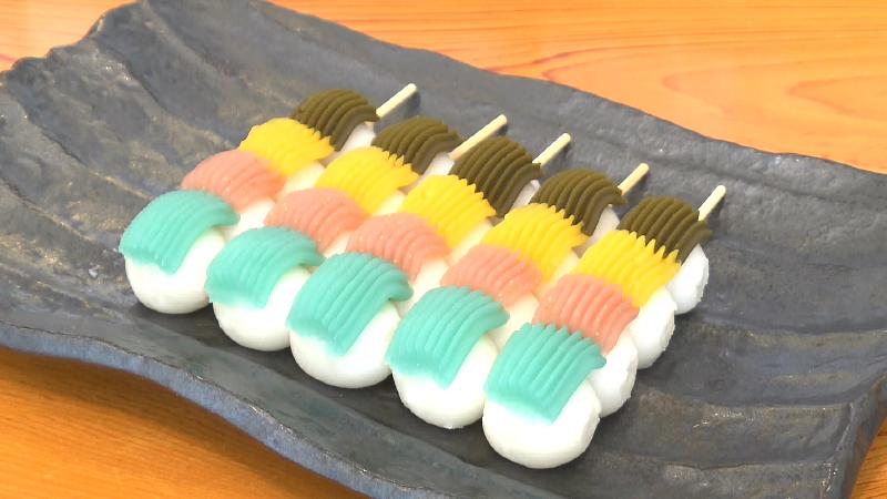 駿河区・今村家】定番団子がポップに変身 振り切ったお団子がある用宗