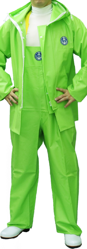 水産マリンレリー プロ仕様 暖色系 上下セット ｜ 漁師カッパ専門店