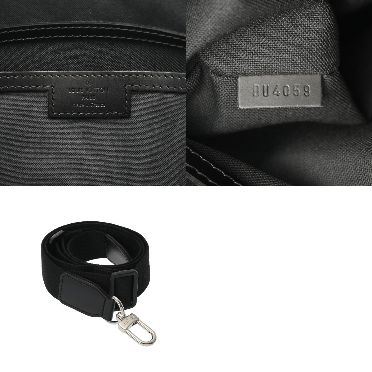 ルイ ヴィトン ダミエグラフィット タダオ PM ブラック/グレー N41259