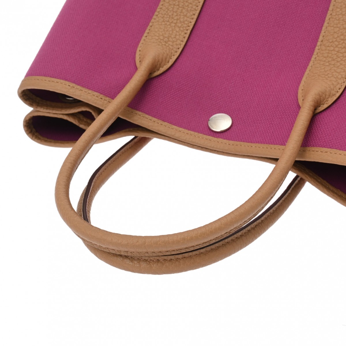 エルメス ガーデンパーティ TPM ローズパープル/ビスキュイ トワル