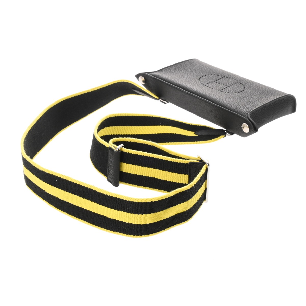 エルメス ヴィドポッシュ ブラック トゴ ユニセックス バッグ 【中古