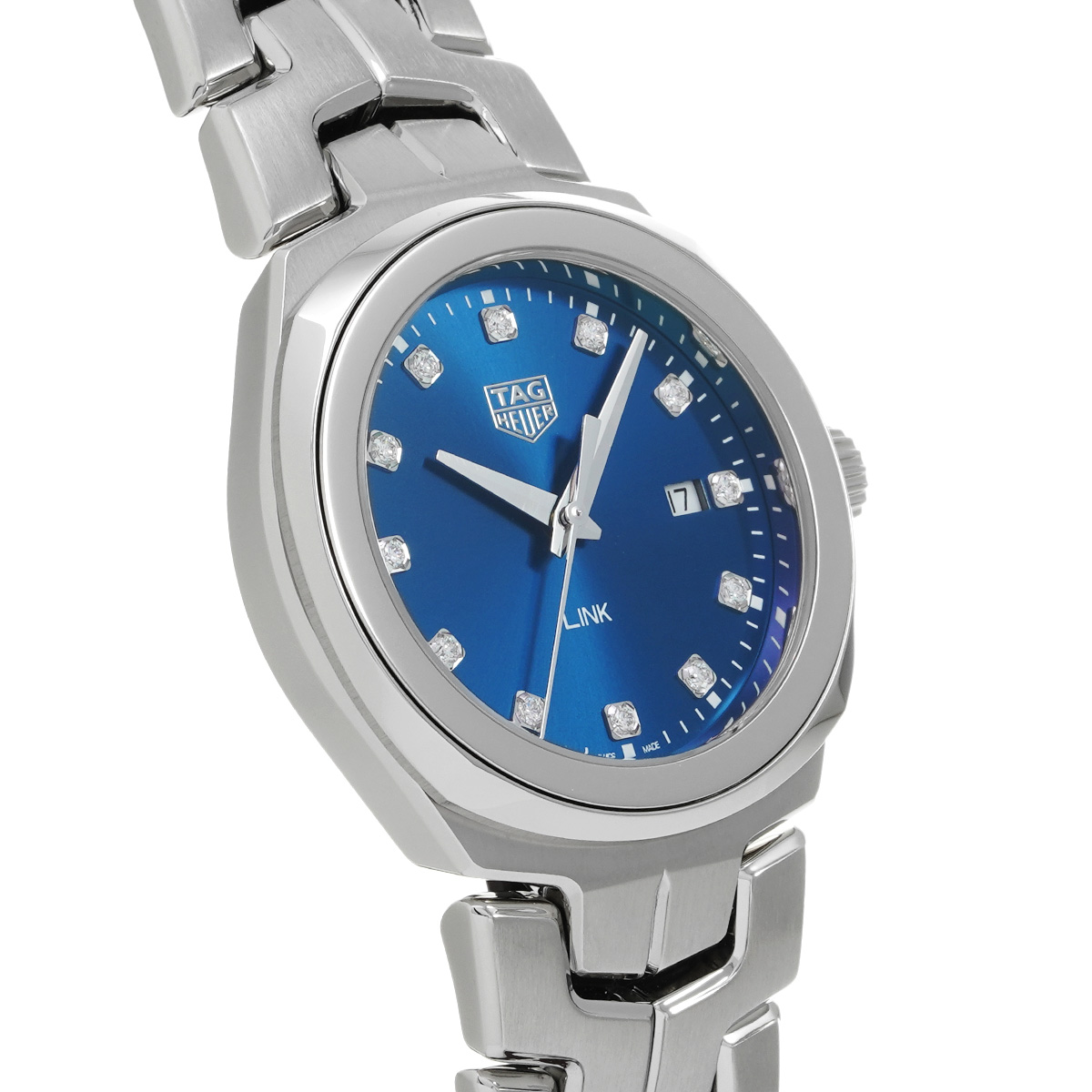 タグ ホイヤー リンク WBC1318.BA0600 ブルー/ダイヤモンド レディース