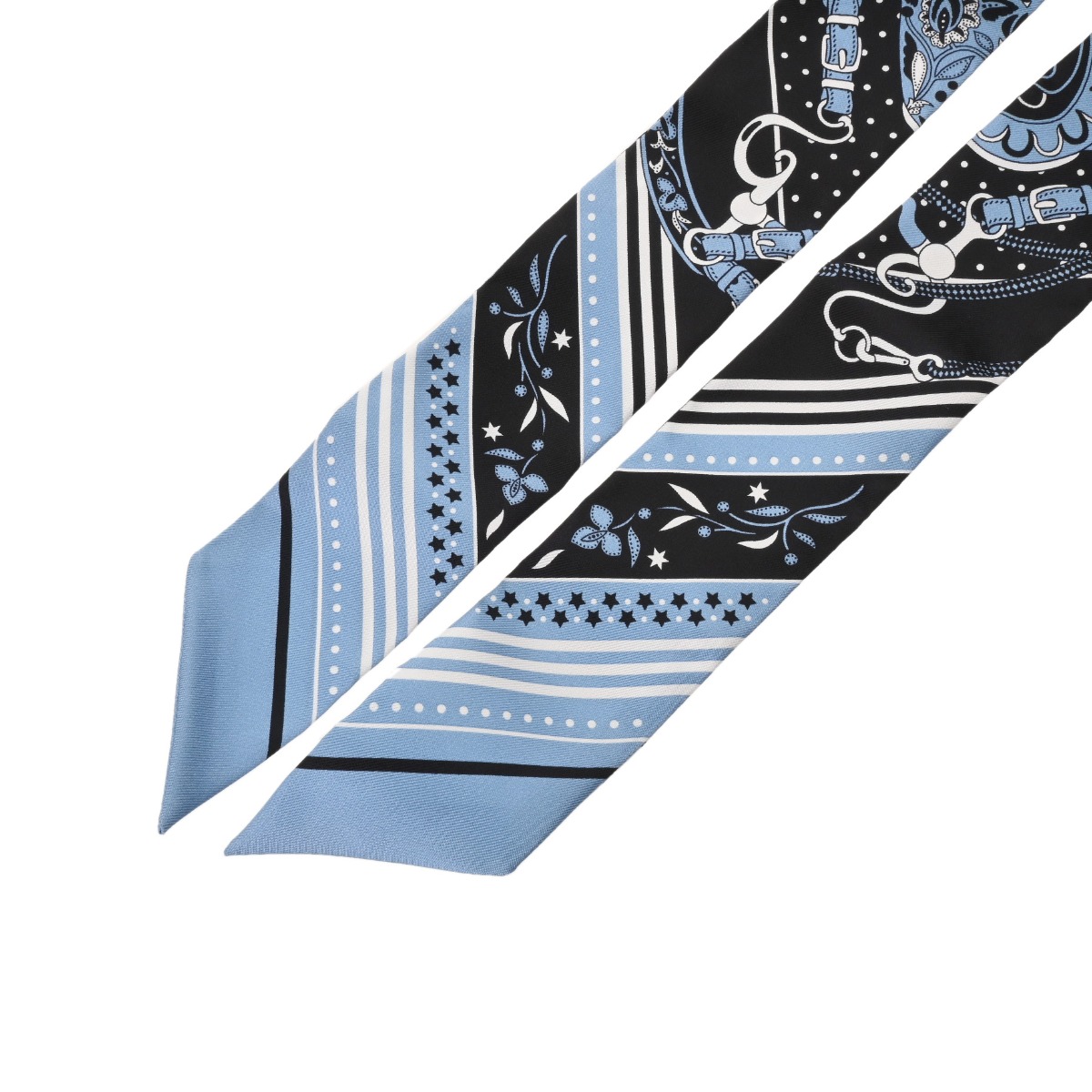 エルメス ツイリー FESTIVAL DES AMAZONES ブルー系/マルチカラー