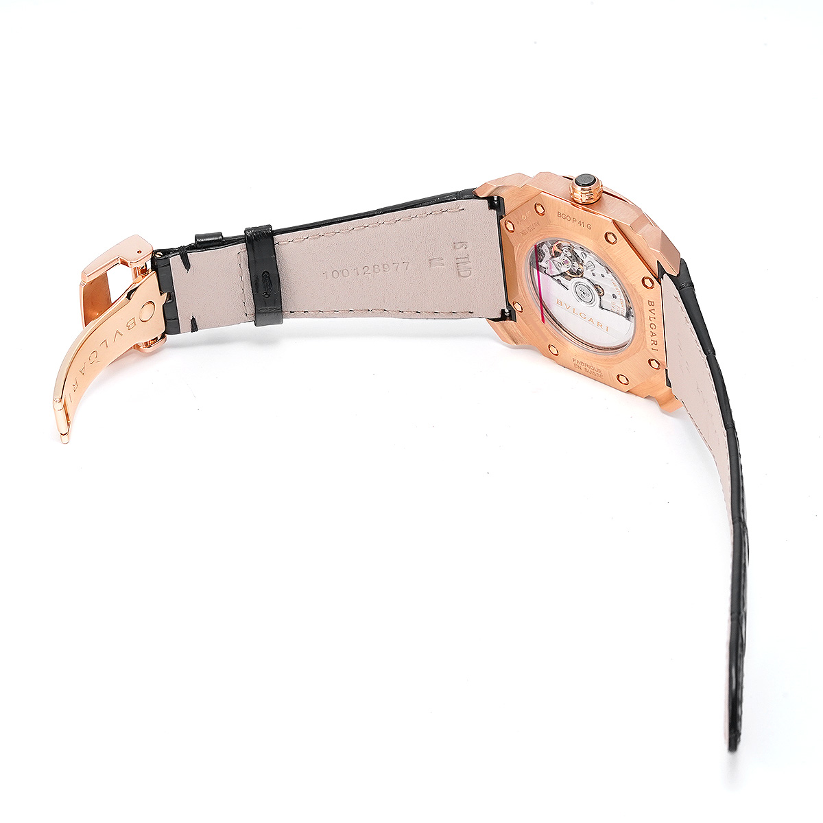 ブルガリ / BVLGARI オクト ソロテンポ BGOP41G ブラック メンズ 時計