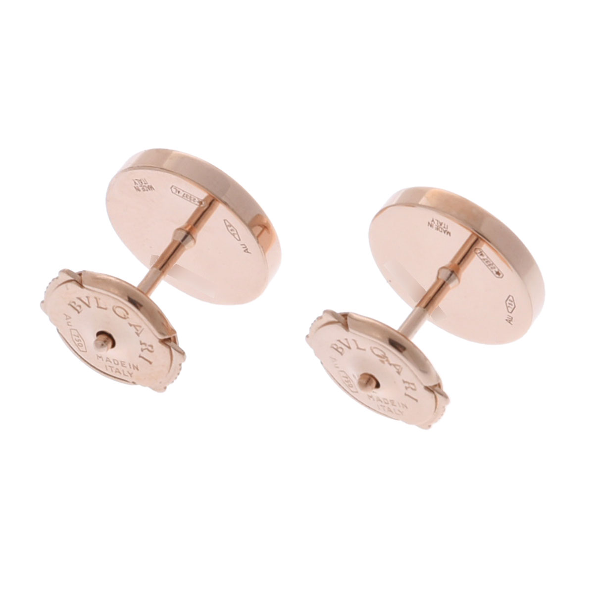 ブルガリ ブルガリブルガリ ピアス ゴールド 354730 K18イエロー