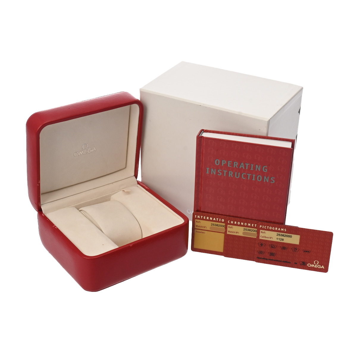 オメガ シーマスター 300 GMT 2538.20 ホワイト メンズ 時計 【中古