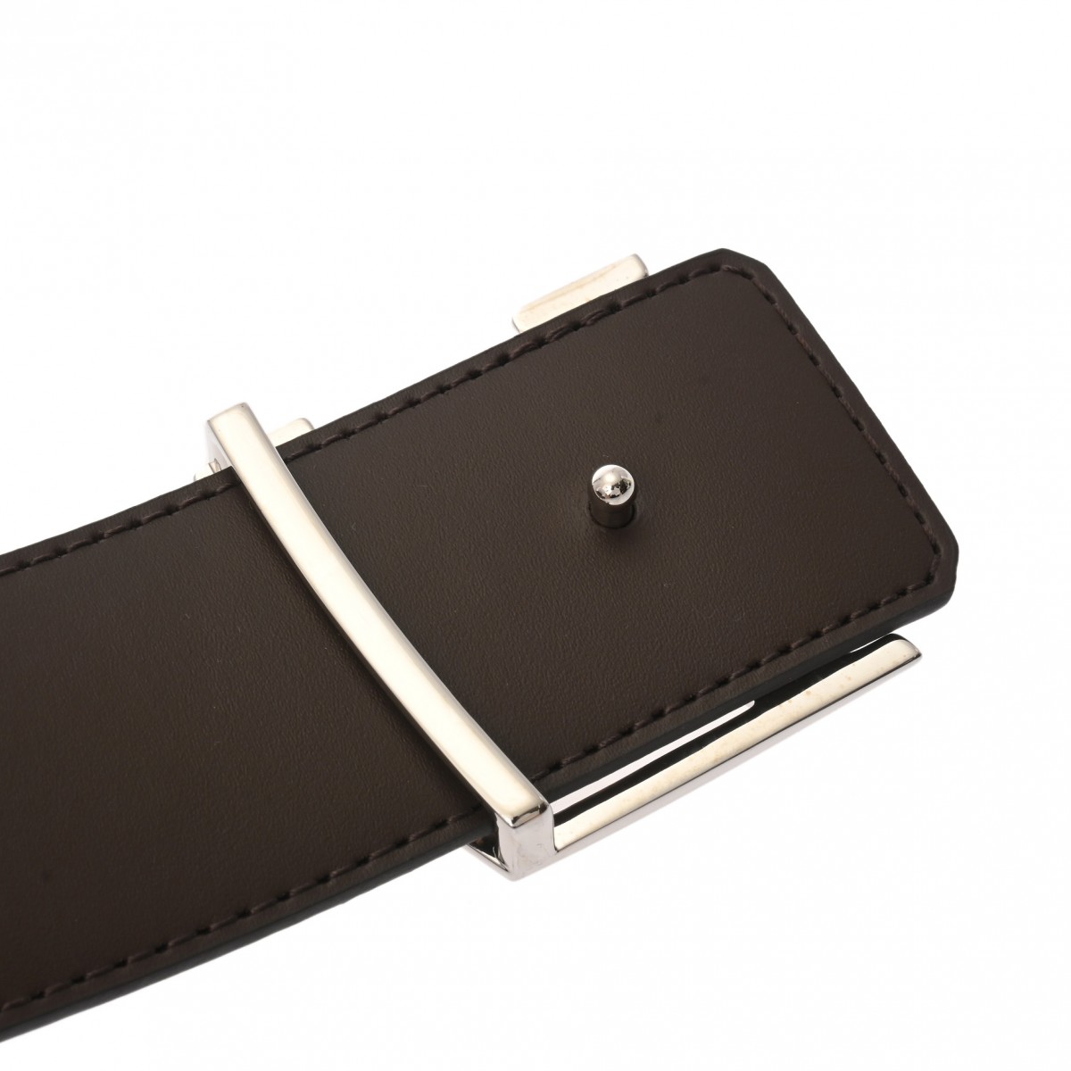 ルイ ヴィトン ダミエ ベルト LV イニシャル 40mm リバーシブル #105