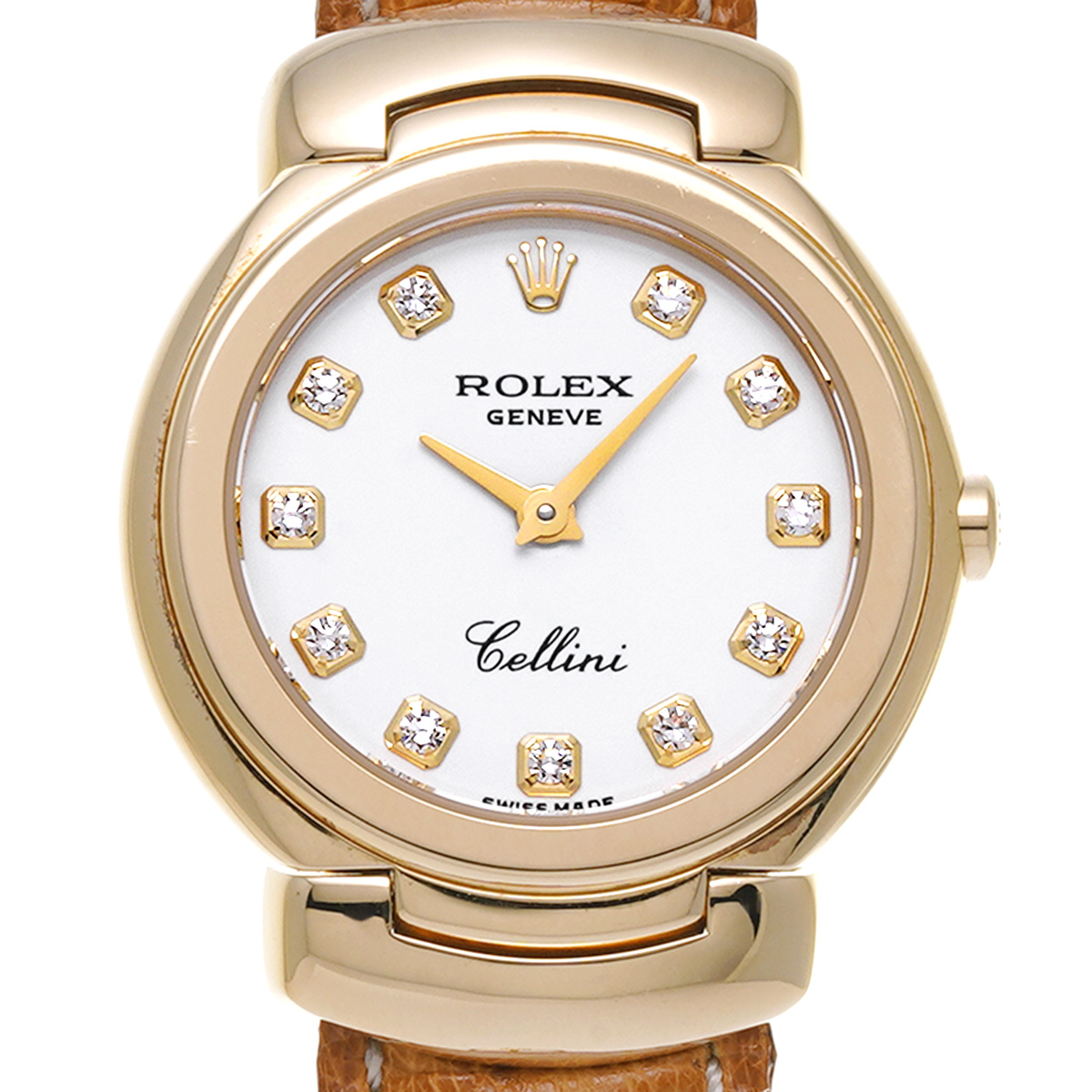 ロレックス チェリーニ 6621/8G ホワイト/ダイヤモンド レディース