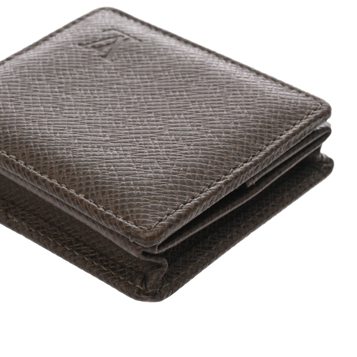 ルイヴィトン タイガ ポルトモネ ボワット グリズリ― M30388 レザー