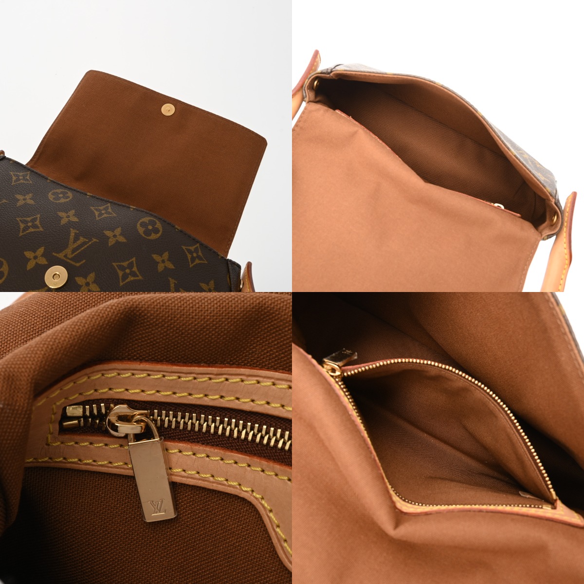 ルイ ヴィトン モノグラム ミニ ルーピング ブラウン M51147