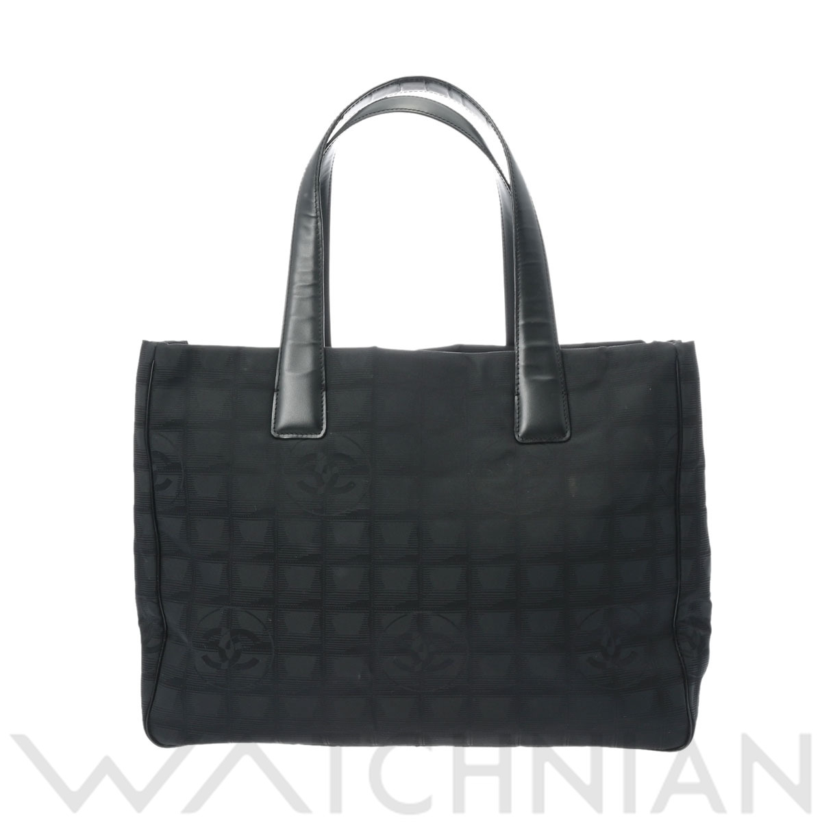 シャネル ニュートラベルライン トート MM ブラック/ゴールド金具