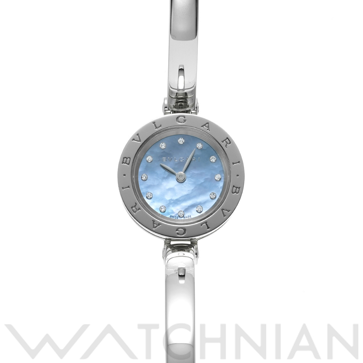 ブルガリ ビーゼロワン BZ23S ブルーシェル レディース 時計 【中古