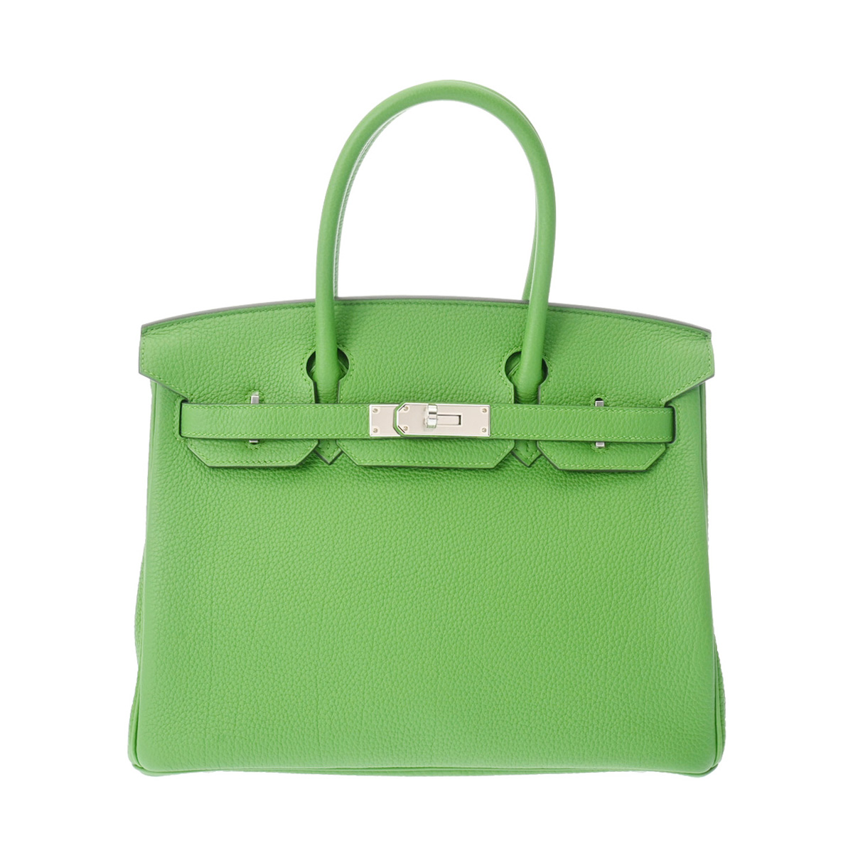 エルメス バーキン 30 ヴェールユッカ トゴ レディース バッグ 【未