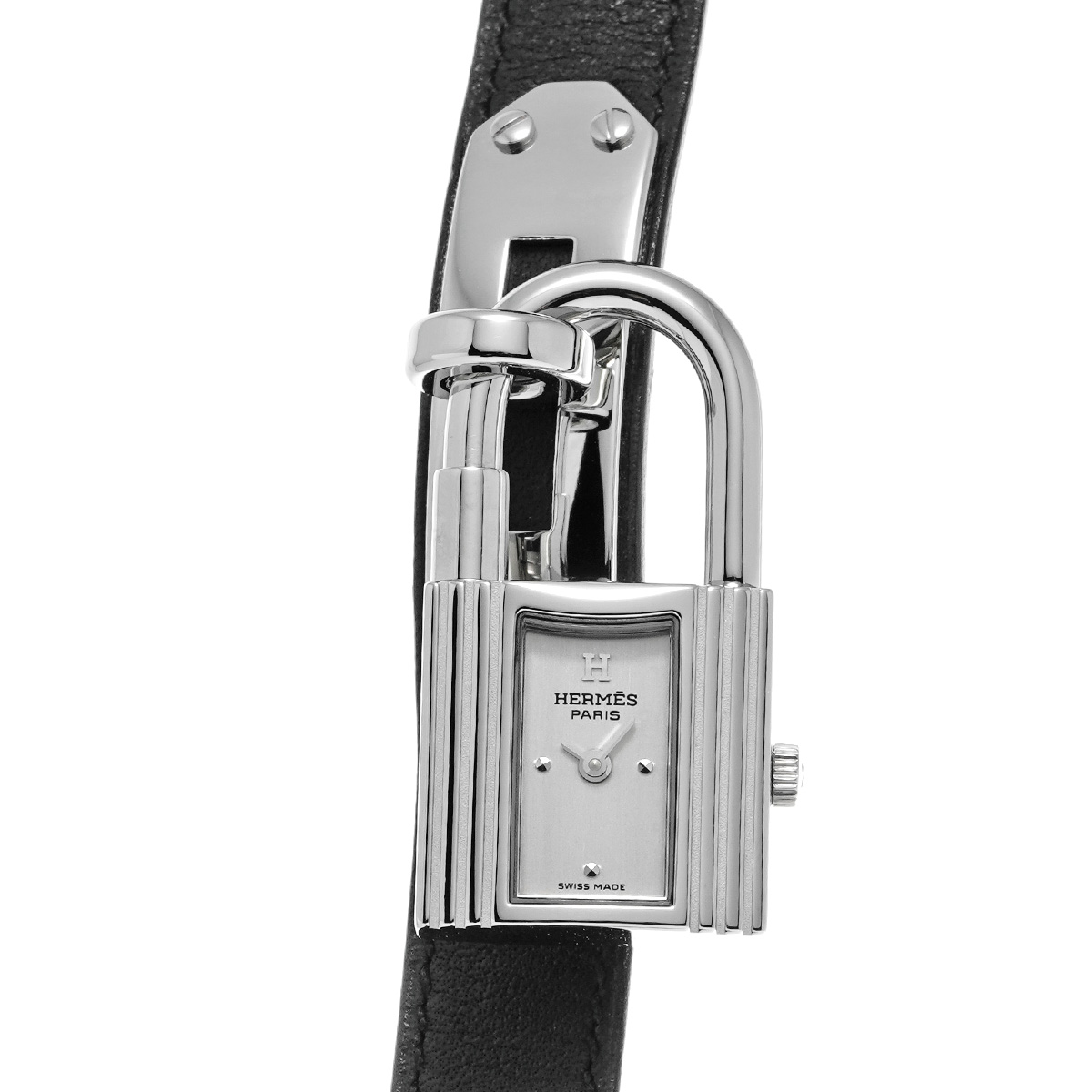 エルメス ケリーウォッチ KE1.210 シルバー レディース 時計 【中古