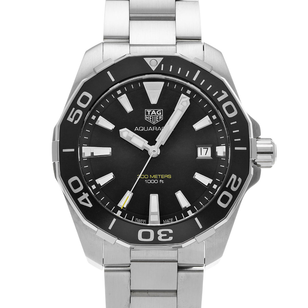 タグ ホイヤー アクアレーサー クォーツ WAY111A.BA0928 ブラック