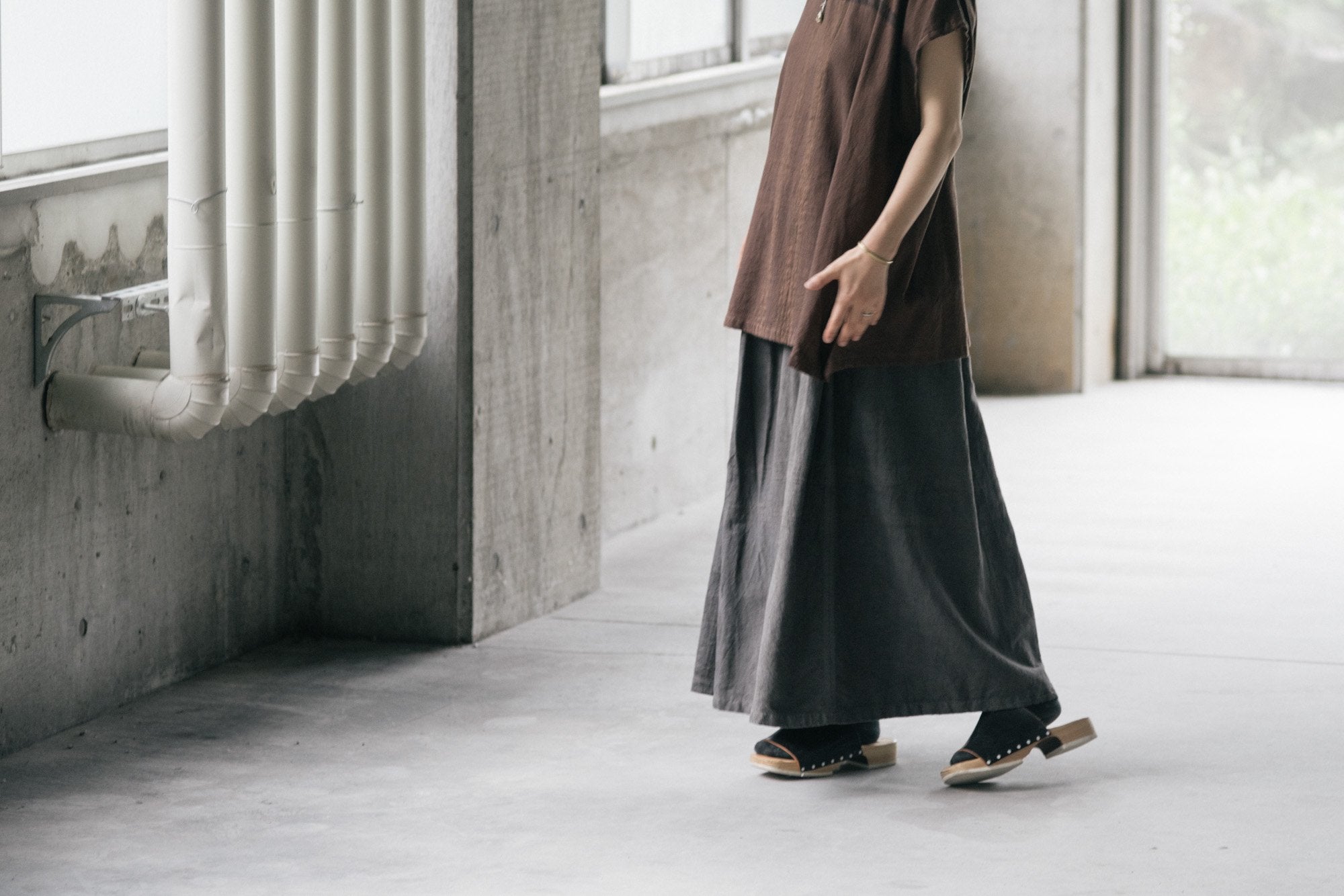 powan skirt long｜tamaki niime 玉木新雌