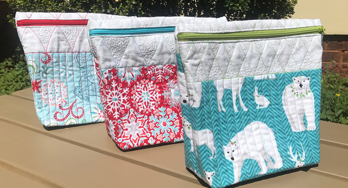 Zippered Rulerwork Bags - WeAllSew