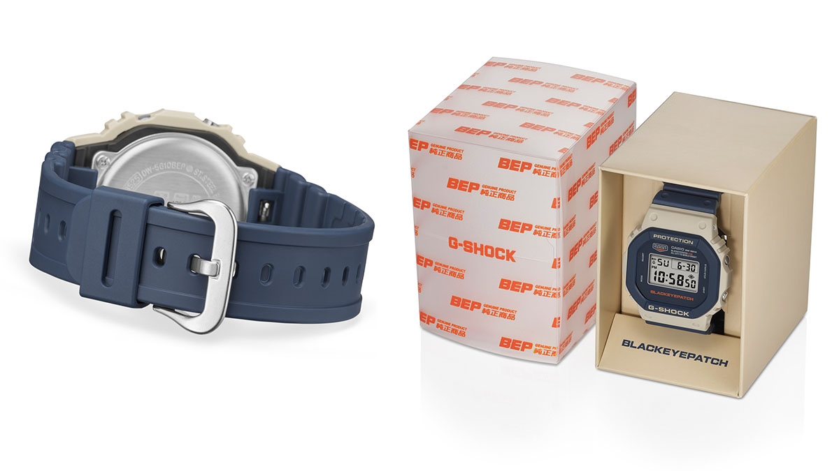 Gショックから、ブラックアイパッチとのコラボレーションモデルが