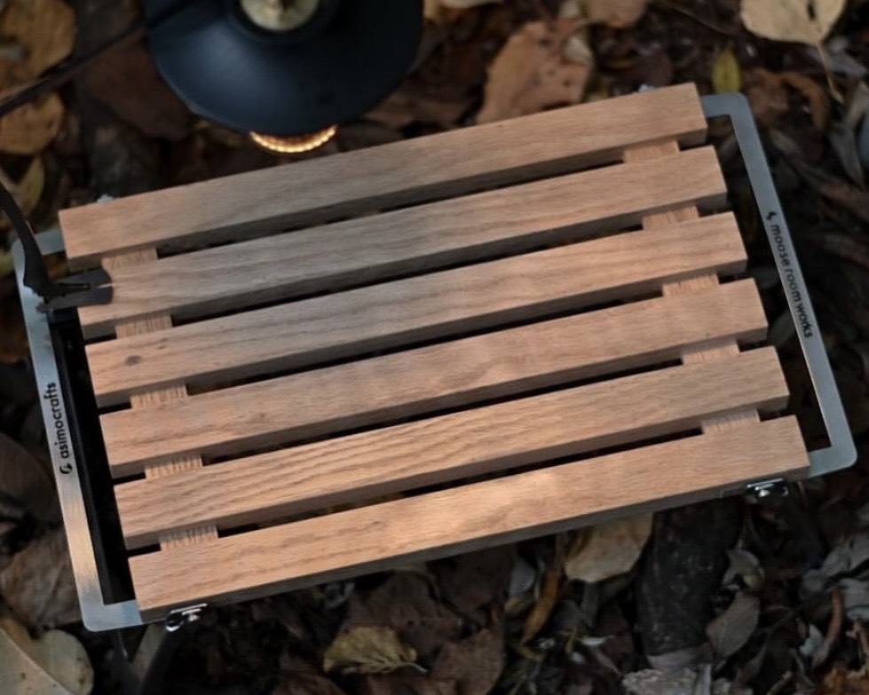 アシモクラフツの新作が豊作。Asigrip形状の自在金具、焚き火用風防