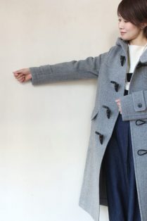 マカフィー (MACPHEE) ロングダッフルコート／グレー・Sサイズ